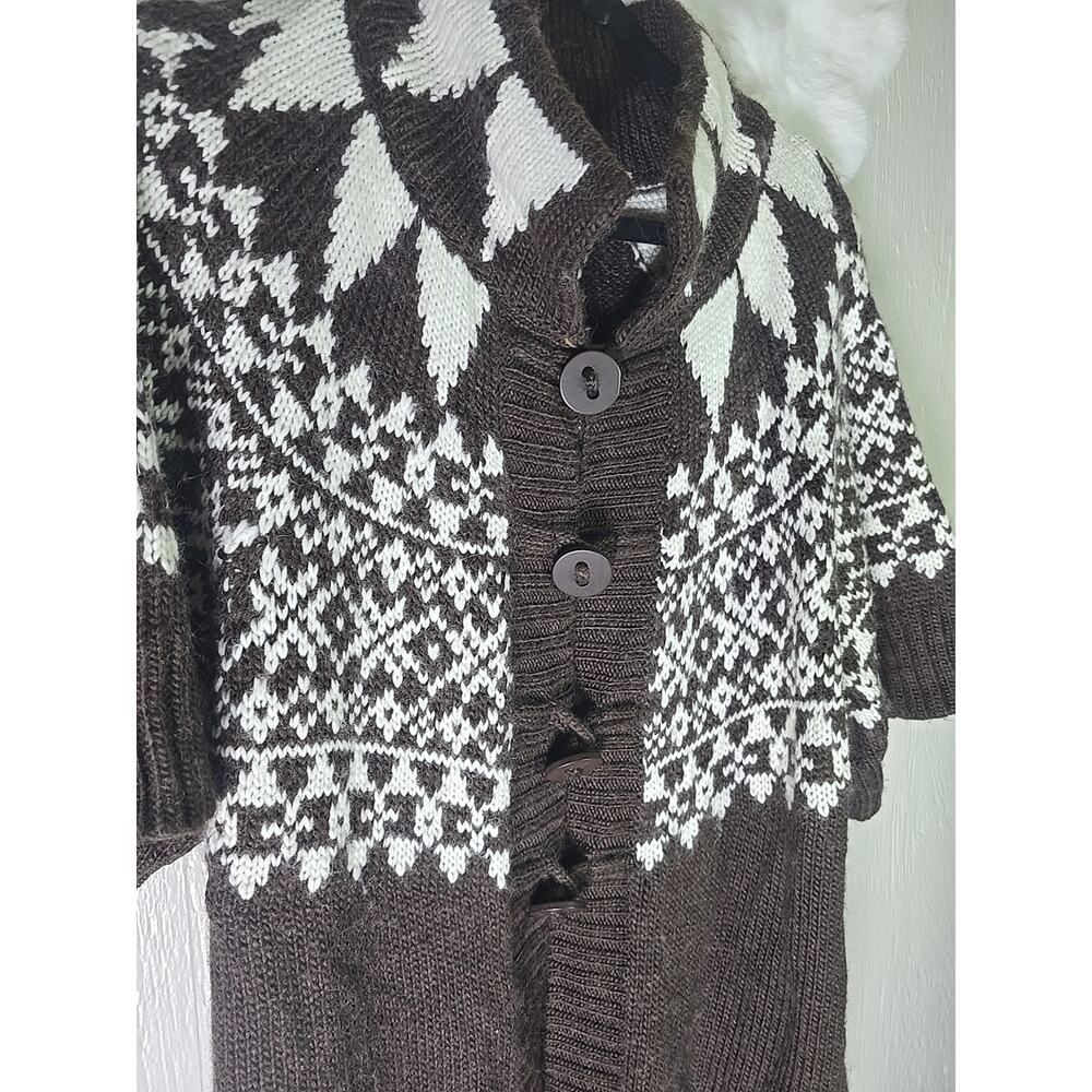 Motto Plus Cardigan Sweater Wool Blend Womens 2X Grandpa Soft Cozy Winter - Picture 3 of 9